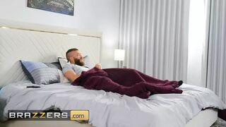 Slutty Indica Flower Secretly Fucks Both Xander Corvus & His Stepdad Until They All Meet In A 3some - BRAZZERS