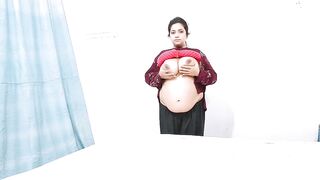 Asian Bbw Girl Showing Big Boobs