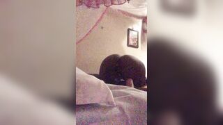 Sexy ebony milf plays and enjoys her toy boy BBC pt 1