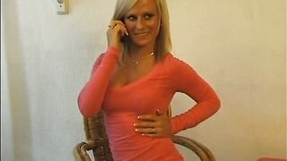 I present to you Denisa a real blonde fairy with a great
