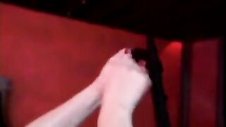 Weak man gets to do whatever his sexy mistress will tell him while he is bound