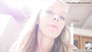 Horny perv stepmom fucking with her own stepson!