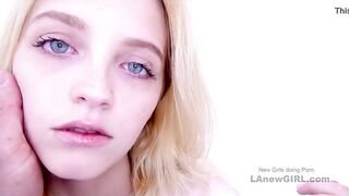 Thin Teen Cutie gets tight pussy fucked in studio