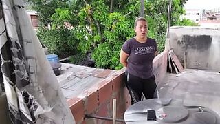 I DISCOVER MY STEP-SISTER SMOKING ON THE ROOF AND WHILE SHE SUCKS MY COCK, HE ASKS ME TO FUCK IT SO I WON'T TELL MY STEP-MOTHER -part 1-