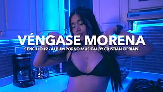 Sexy dancing and Vengase Morena sound on background
