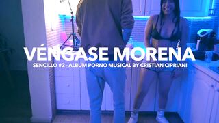 Sexy dancing and Vengase Morena sound on background