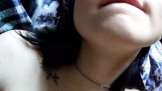 Cute Daytime Striptease At Home And Gentle Masturbation With Orgasm. Close-Up. Part 2