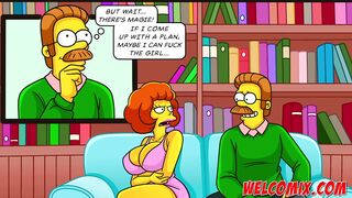 Returning the kindness! Swap wives! The Simptoons, Simpsons porn