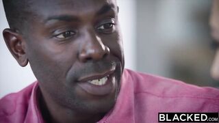BLACKED intern begins a hot arrangement with a sugar daddy