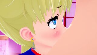 Horny Student Sailor Moon Passionately Sucks Dick l 3D SFM hentai uncensored