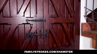 FamilyStrokes - Stepsiblings Fuck Around While Step Mom's Away