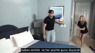 step Mom and son share bed Turkce altyazÄ±lÄ± porn.