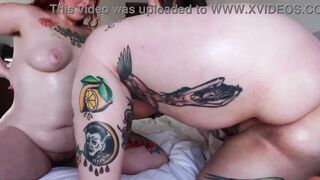 BBW oiled ass, pussy licking, dildo fucking w Emma Sugarbooty and Adora Bell --EXTENDED PREVIEW