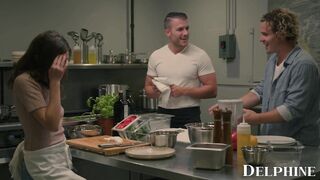 Delphine Films- Maya Woulfe Gets Fucked by Two Big Cocks