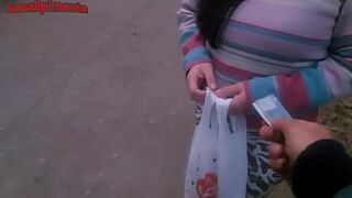Having sex with a hot girl from a marginal colony without a condom, for a few cans, the bastard takes advantage of poverty and even cums in her ass!