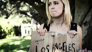 Band members double pussy fuck run away teen blonde