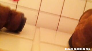 Homemade sextape with brunette babe
