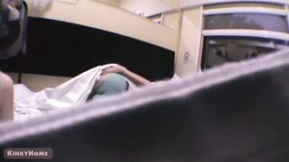 Caught girl masturbation on the public train