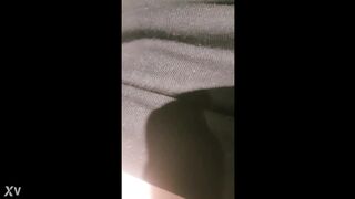 fucked from behind in a public toilet