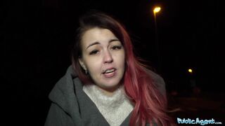 Public Agent Sexy Dog Owner Seeks Help but Gets Fucked Hard