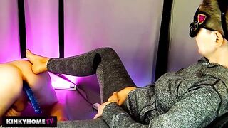 Sensual masturbate for her guy