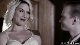 PURE TABOO Spineless Cuckold Watches His New MILF Wife Fuck Her Stepson