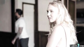 Extra small teen lies to older guy about being a virgin