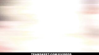 ExxxtraSmall - Beach Babe Jasmine Grey Boned in Hotel Room