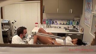 Shy Innocent Mixed Girl Undergoes Mandatory New Student Physical - GirlsGoneGyno.com Bella, Tampa University Physical - Part 4 of 7