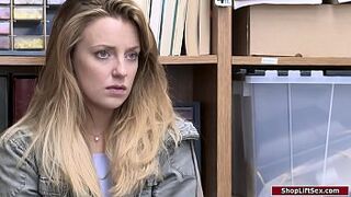 Hot teen involved in stealing got fucked