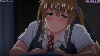 I'm your dirty stepsister, let's fuck without a condom. Will you cum in me? Uncensored hentai sex