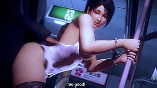 Lustful girl get group public sex with gangsters