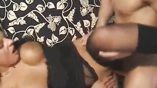 Amateur babe with big boobs gets banged and takes facial cumshot