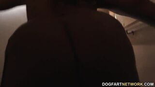 Amber Lynn Bach gets gangbanged and creampied by BBCs