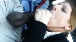 Milf Sucking BBC and Swallowing Cum