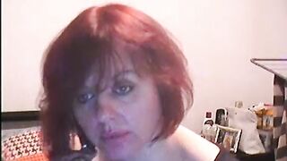 Italian Milf Rubbing her fat tight Pussy
