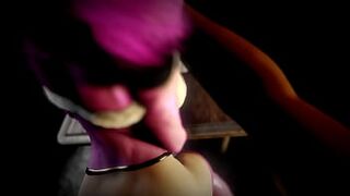 Pink Haired Slut Had an Arrangement with the Detective