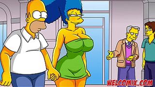 The hottest MILF in town! The Simptoons, Simpsons hentai