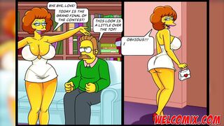 The hottest MILF in town! The Simptoons, Simpsons hentai