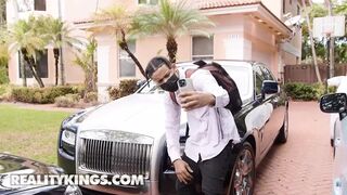 MacKenzie Mace Fucks Lil D & Relishes Evey Drop Of His Cum Over Her Pussy & In Her Mouth - REALITY KINGS