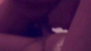 Hot amateur brunette girlfriend takes two cocks