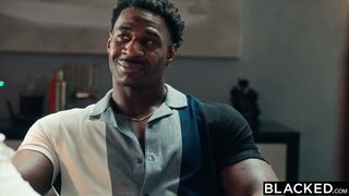 BLACKED Vanna & Little Dragon share a BBC in anal threesome