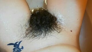 Hairy Bush Compilation with Huge clitoris
