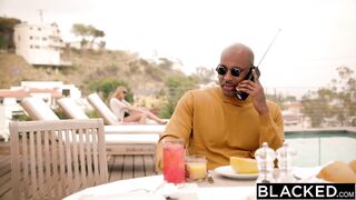 BLACKED - Brett Rossi Scared From Her Ex Big Black Boss Protec