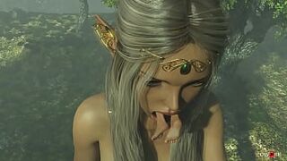 Misterious forest animation. Free version