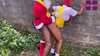 SANTA GAVE THE GIRL IN HIJAB SWEET AND SHE GAVE HIM PUSSY AS GIFT ALSO. PLEASE SUBSCRIBE TO RED