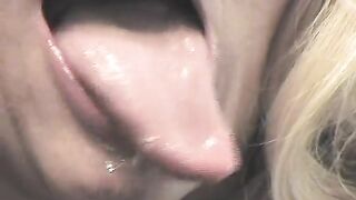 Pat and her long tongue