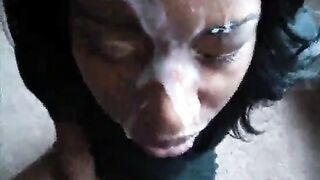 Nut All Over Her Face
