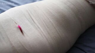 Orgasm control Caught in a Web
