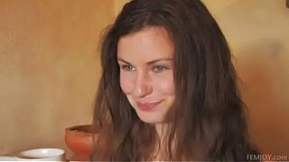 German glamour model with big boobs Susann from Femjoy in sensual video - Deutschland